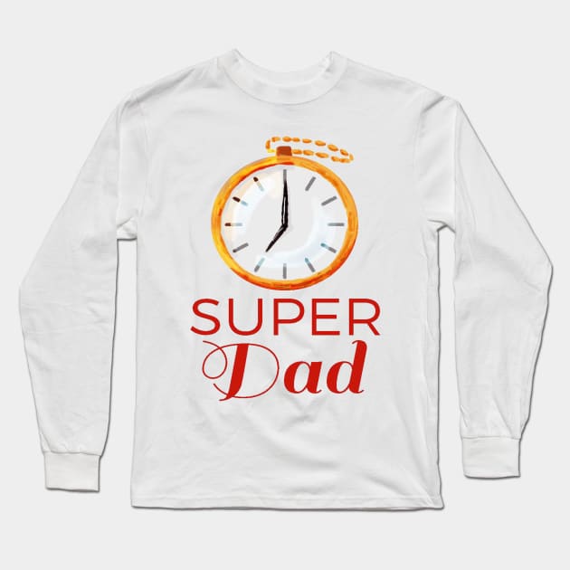 SUPER DAD Long Sleeve T-Shirt by sineyas